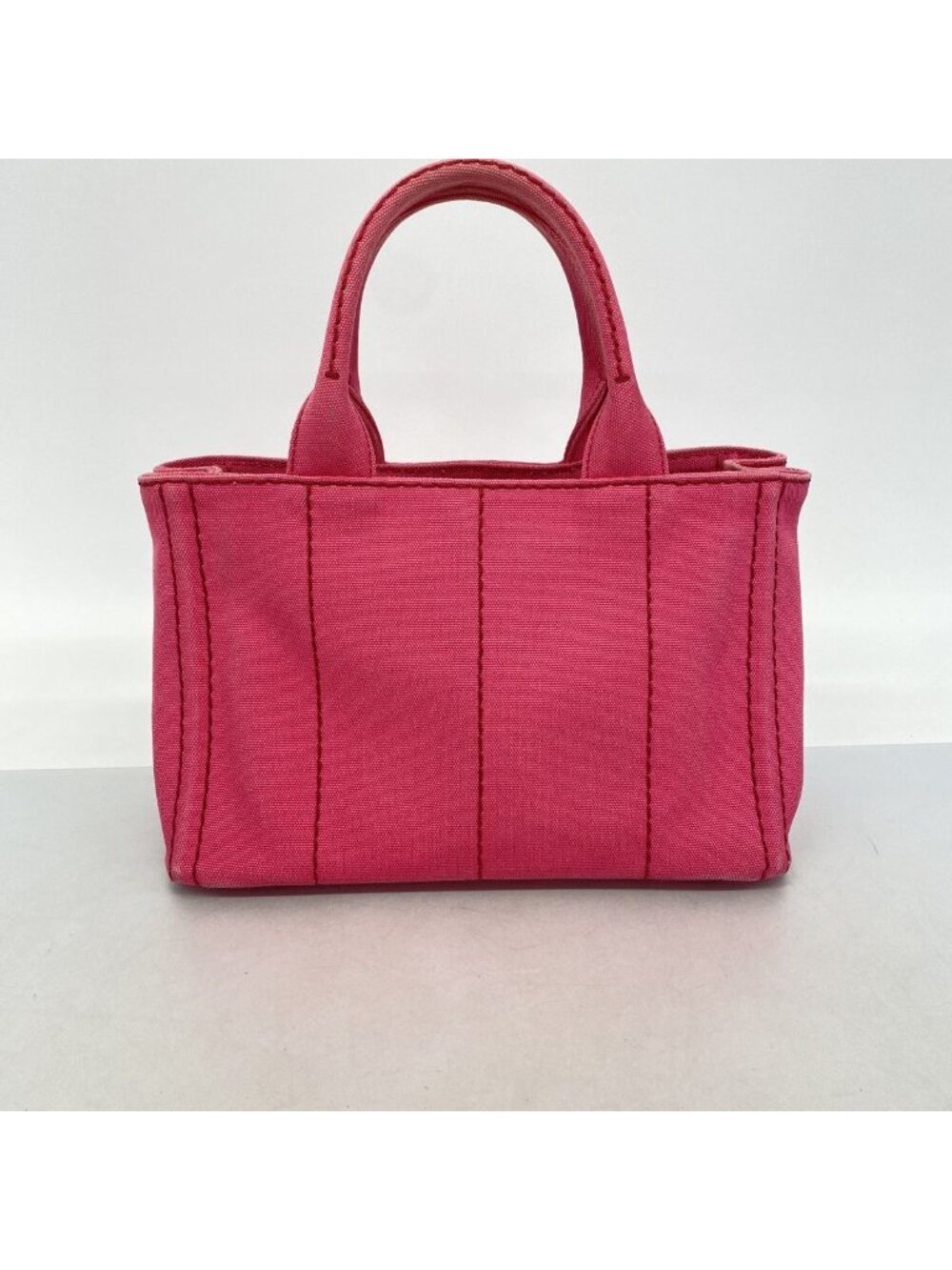 Prada Tote Canapa Canvas Pink Gold - Picture 10 of 10